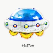 Load image into Gallery viewer, 3D Rocket Balloons Astronaut Foil balloon Outer Space Spaceship ET Ballon For Birthday Party Decorations Boy Kids Baloons Toys