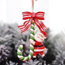 Load image into Gallery viewer, Christmas Gift Christmas Tree Decoration Santa Claus Snowman Candy Cane Doll Small Pendant New Year 2022 Home Decor Hanging Christmas Ornaments