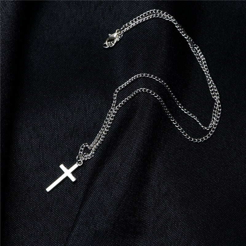 2021 Fashion Multilayer Hip Hop Long Chain Necklace for Women Men Jewelry Coin Rabbit Cross Pendant Necklace Accessories Gifts