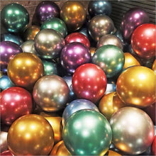 Load image into Gallery viewer, 50pcs Latex Balloon for Birthday Wedding Bridal Shower Party Supplies Home Decorations House Decor Foil Balloons 10 Inch