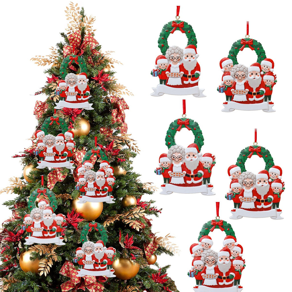 Christmas Gift Santa Claus Christmas Tree Hanging Pendant Merry Christmas Decoration for Home 2021 Xmas Ornaments Gifts Navidad New Year 2022