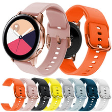 Load image into Gallery viewer, Christmas Gift 20mm 22mm Silicone strap for Samsung Galaxy Watch Active 2 Active 3 Gear S2 Wristband for Huami Amazfit bip Sports Strap