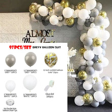Load image into Gallery viewer, 169 pcs Balloons Garland Chain Wreath Metallic Confetti Balloon DIY Wedding Backdrop Arch Baby Shower Birthday Party Decoration