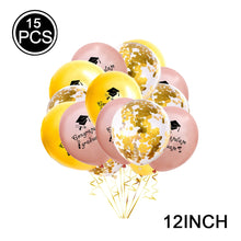 Load image into Gallery viewer, Skhek Graduation Party Gold Graduation Balloons Set Round Star Helium Foil Balloon Class Of 2022 Back To School Graduation Party Decorations Supplies