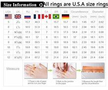Load image into Gallery viewer, Skhek Romantic Zircon Couple Rings Stainless Steel Men&#39;s Ring And Simple Crystal Zircon Women Rings Set Wedding Ring