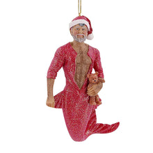 Load image into Gallery viewer, Christmas Acrylic Male Mermaid Pendants Christmas Tree Hanging Ornaments Decoration Indoor Christmas Acrylic Dolls Pendants