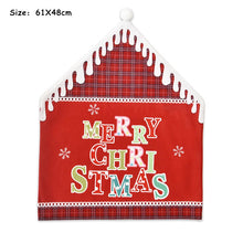 Load image into Gallery viewer, Christmas Gift Santa Hat Chair Covers Christmas Decor Dinner Chair Noel Xmas Cap Sets Dinner Table Hat Chair Back Covers for Home New Year 2022