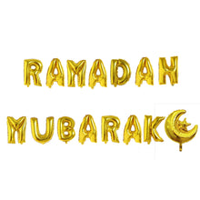 Load image into Gallery viewer, Ramadan Eid Mubarak Artificial Flower Wreath Decoration Balloon Islam Muslim Decoration Home Decoration Pendant Party Supplies
