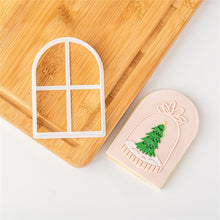 Load image into Gallery viewer, Cute Christmas Biscuit Embossing Knife Elk Bell Gift Santa Tree Fondant Cake Mold Baking Cutting Stamp Embossing Navidad Tool