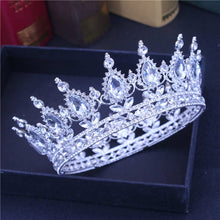 Load image into Gallery viewer, Skhek Crystal Queen King Tiaras and Crowns Bridal Diadem For Bride Women Headpiece Hair Ornaments Wedding Head Jewelry Accessories