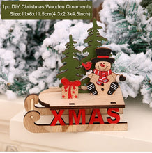 Load image into Gallery viewer, Christmas Gift Merry Christmas Wooden Ornament Cristmas Tree Decor 2021 Christmas Decoration For Home Xmas Navidad Gifts Happy New Year 2022