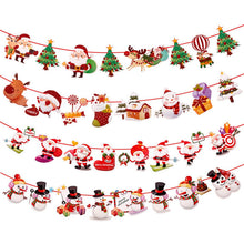 Load image into Gallery viewer, Christmas Hanging Banner Merry Christmas Decorations For Home Christmas Drop Ornaments 2021 Xmas Navidad Gifts New Year 2022