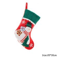 Load image into Gallery viewer, Christmas Gift Navidad 2021 Christmas Stockings Red Santa Sacks 2022 New Year Gift Candy Bag Christmas Decorations for Home Xmas Tree Noel Deco