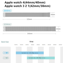 Load image into Gallery viewer, Christmas Gift Milanese Loop strap for apple watch band 44mm 42mm Metal mesh belt bracelet iWatch Apple watch series 6 5 4 3 SE 38mm 40mm band