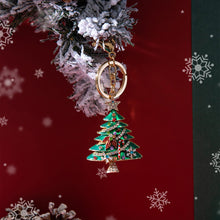 Load image into Gallery viewer, New diamond-studded oil dripping Christmas tree keychain pendant Christmas Decoration  Home Decor Christmas Decorations For Home