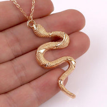 Load image into Gallery viewer, Snake Necklace For Women New Animal Snake Dangle Pendant Necklaces Minimalist Style Trendy Female Christmas Jewelry Bijoux Gift