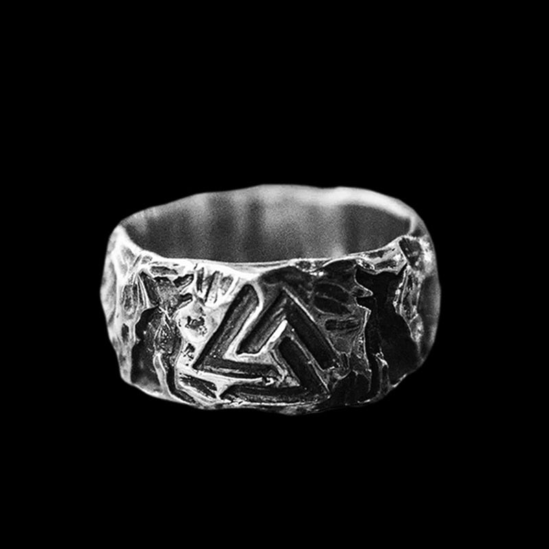Skhek Hot Mythology Viking Celtic Compass Rings For Women Men Vintage Silver Color Female Male Jewelry Punk Party Accessories Gifts