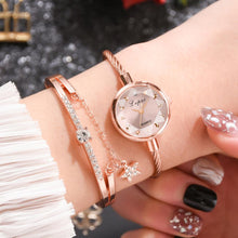 Load image into Gallery viewer, Christmas Gift Lvpai Brand New Ladies Watch Small Rose Gold Bangle Bracelet Geometric Glass Surface Women Watches Dress Clock Relogio Feminino