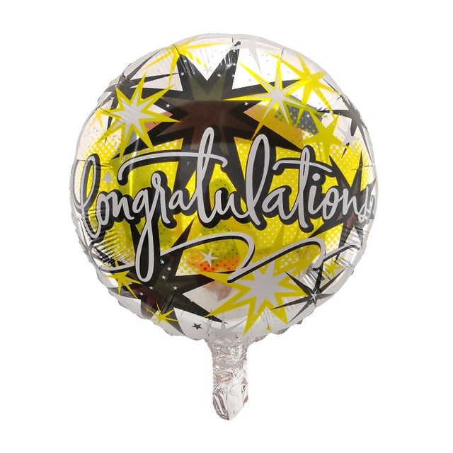 Skhek Graduation Party 1pc Congratulation Party Foil Helium Balloon Graduate Doctor Good Students Decoration Congrats Supplies Air Ball globos