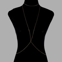 Load image into Gallery viewer, Sexy gold five pointed star waist chain Bikini Body Jewelry cross belt geometric waist belly body chain beach lady body jewelry