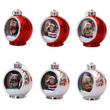 Load image into Gallery viewer, Christmas Gift Christmas Tree Decoration Ball With LED Light Santa Claus Pendant Kid Gift Home Decor Hanging New Year Party Christmas Ornaments