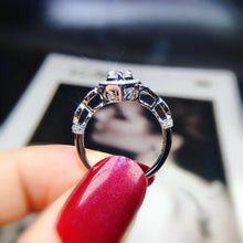 Load image into Gallery viewer, Fashion Wedding Zircon Hollow Heart Finger Ring for Women Claws Mosaic Bride Dazzling Love Token Gift for Wife Lover