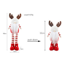 Load image into Gallery viewer, Christmas Gift New Christmas Decoration Adjustable Antlers Elk Red Doll Living Room Table Home Decor Christmas Ornaments New Year Kids Gift