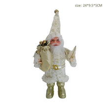 Load image into Gallery viewer, 30cm Pink Standing Posture Gift Santa Claus Doll Oranments Xmas Pendants Merry Christmas Decor For Home Kids Naviidad Presents