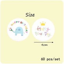 Load image into Gallery viewer, Cute Elephant Latex Balloons Elephant Banner Cake Topper For Gender Reveal Kid Birthday Baby Shower DIY Decor Supplies