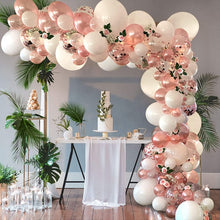 Load image into Gallery viewer, Graduation Party Macaron Pink Balloon Garland Arch Kit Wedding Birthday Party Decoration Kids Globos Rose Gold Confetti Latex Ballon Baby Shower
