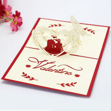 Load image into Gallery viewer, Hot 3D Card Creative Gift for Wife and Girlfriend for Valentine&#39;s Day Wedding Invitation Customized Thank You Postcard