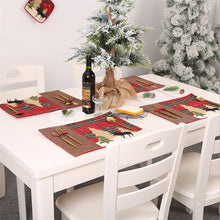 Load image into Gallery viewer, New Christmas Decorations Christmas Tablecloths High-quality Cloth Placemats Insulation Cloth Matsdining TableNew Year Gifts