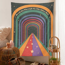Load image into Gallery viewer, Vintage Rainbow Tapestry Wall Hanging Bohemian Ouija Wall Art Decor Home Bedroom Art Carpet Retro Wall Hanging Decor Tapestries