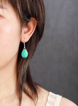Load image into Gallery viewer, Skhek  Unique Teardrop Earrings Faceted Amazonite Elegant Earrings Gems Stone Jewelry Gifts Dropship