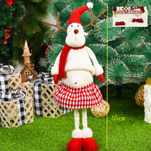 Load image into Gallery viewer, Retractable Christmas Dolls Santa Claus Snowman Reindeer Toys Xmas Figurines Christmas Gift for Kid Navidad Xmas Tree Ornament