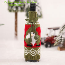 Load image into Gallery viewer, Christmas Gift New Year 2022 Christmas Gift Bags Holder Wine Bottle Dust Cover Xmas Dinner Table Decor Christmas Decorations for Home Navidad