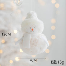 Load image into Gallery viewer, Christmas Plush Angel Girl Snowman Pendant Santa Claus Snowman Doll Oranments Xmas Tree Decoration Merry Christmas Decor Gifts
