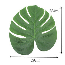 Load image into Gallery viewer, Palm Leaf Pattern Balloons Disposible Tableware for Birthday Hawaii Party Supplies Tropical Summer Safari Party Decoration