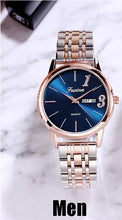 Load image into Gallery viewer, Luxury Watches for Women Men 1314 Love Forever Fashion Stylish Wrist Watch 2020 Ladies Quartz Wristwatches Lover Couples Gifts