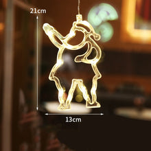 Load image into Gallery viewer, Christmas Gift LED Santa Bell Elk String Light Christmas Tree Decoration Pendant Lights Home Party Ornament 2021 Navidad Xmas Gift New Year