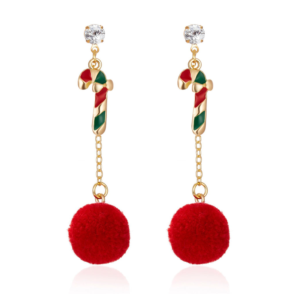 Christmas Gift Fashion Women's Christmas Earrings Santa Claus Xmas Tree Sweater Ball Drop Earrings For Girls Merry Christmas Jewelry Gifts