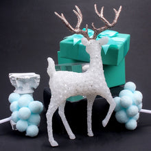 Load image into Gallery viewer, Crystal Deer Christmas Forest Elk White Flash Gold Antlers Noel Gifts Merry Christmas Decor For Home 2021 Kids Naviidad Gifts