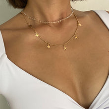 Load image into Gallery viewer, Skhek Trendy Gold Thick Chain Necklace for Women Fashion Mixed Linked Circle Necklaces Minimalist Choker Necklace Party Jewelry