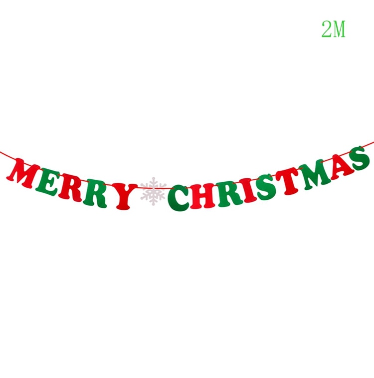 Christmas Hanging Banner Merry Christmas Decorations For Home Christmas Drop Ornaments 2021 Xmas Navidad Gifts New Year 2022