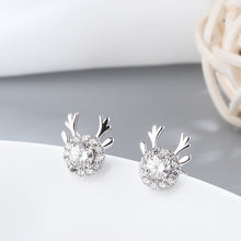 Load image into Gallery viewer, Christmas Gift Fashion Deer Stud Earrings for Women Cute Elk Animal Earrings Ear Stud Jewelry Kids Merry Christmas Accessories Gifts Bijoux
