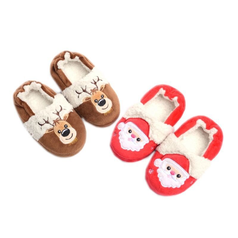 Christmas Slippers Children's Slippers New Children's Cotton Slippers Indoor Men and Women Adult Gifts