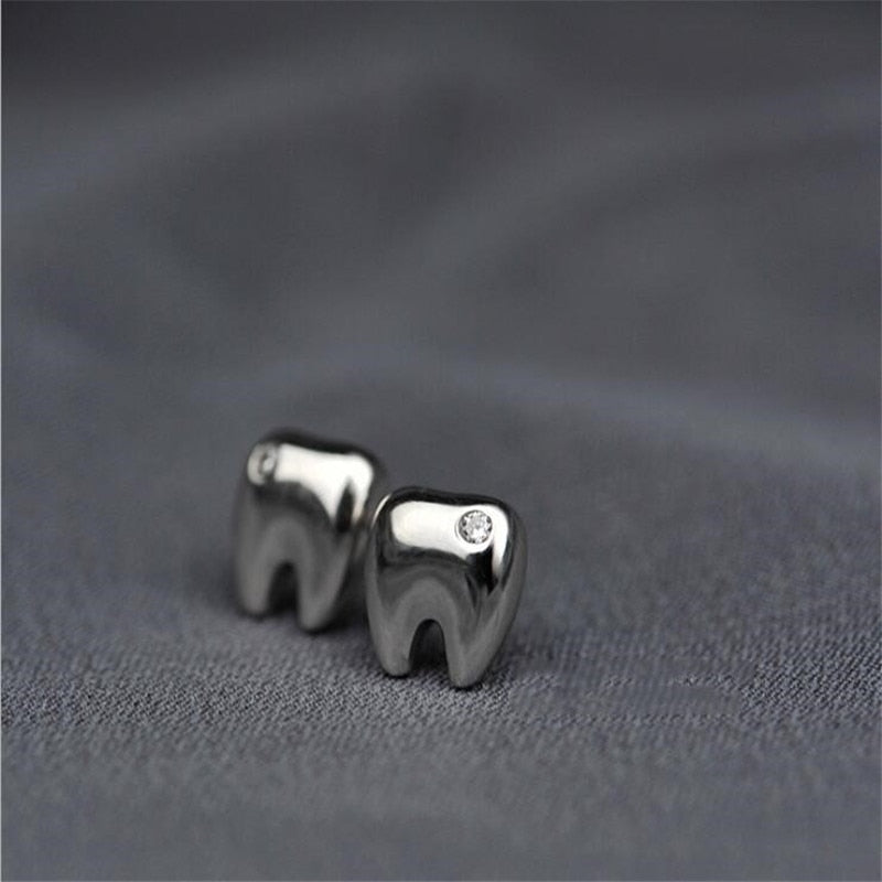 Christmas Gift New Exquisite Fashion Personality 925 Sterling Silver Jewelry Simple Crystal Small Tooth Not Allergic Opening Rings  R050