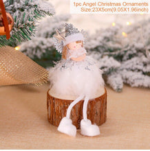 Load image into Gallery viewer, Christmas Gift PATIMATE Christmas Angel Doll Decotation Tree Christmas Decoration For Home 2021 Christmas And New Year 2022 Decor Noel Supplies