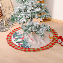 Load image into Gallery viewer, Christmas Tree Skirt Floor Cover Mats Christmas DIY Decoration Xmas Tree Skirt for Winter New Year House Party Supplies
