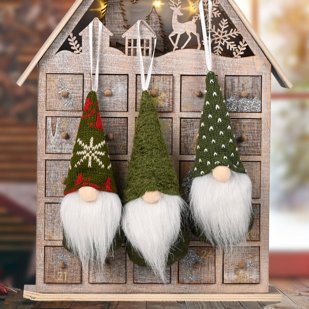 15PCS  Dwarf doll pendant Christmas Decoration  Home Decor Christmas Decorations 2022  Christmas Ornaments Room Decor natal